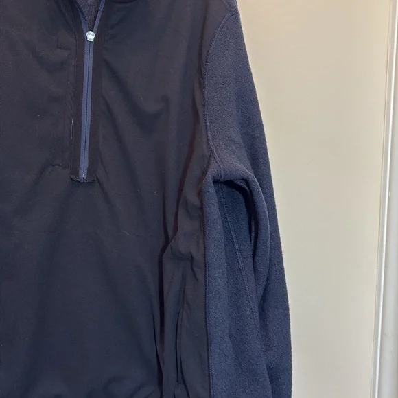 NWT Polo Half-Zip Pullover Navy Fleece Jacket